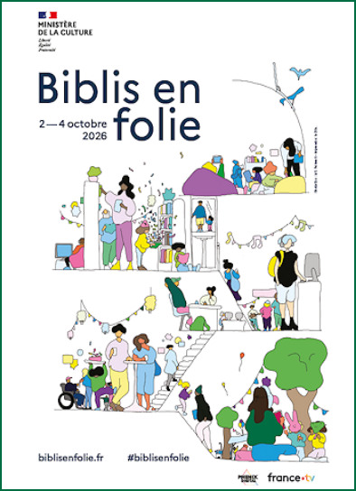 Bibli en folie le samedi 3 octobre à la bibliothèque de Doulcon
